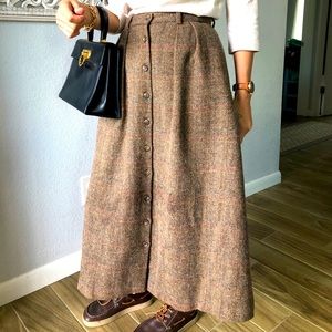 Gorgeous Vintage Ralph Lauren Wool Skirt!